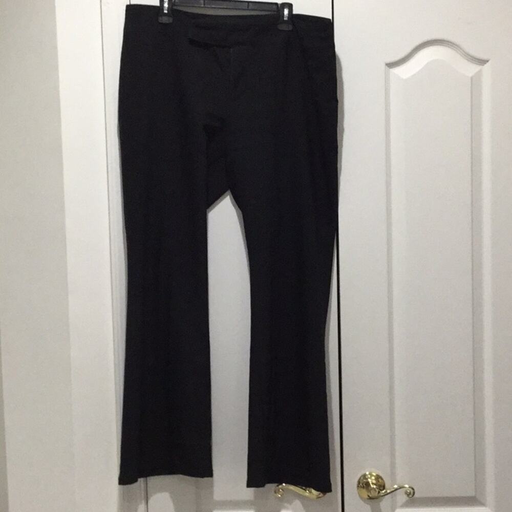 Black polyester bell bottoms 18 worn once